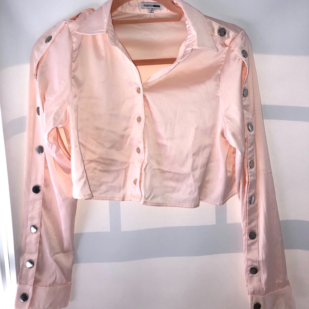 Super Cute Pink Button-up Shirt